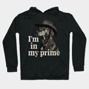 I'm in my Prime, Dog, Western Hoodie